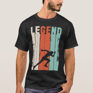 Vintage Sprinting Running Shirt For Track Athlete