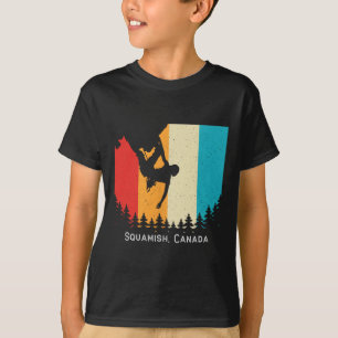 Vintage Squamish, Canada Rock Climbing Bouldering T-Shirt