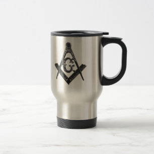 Vintage Square & Compasses Commuter Mug