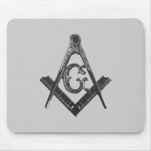Vintage Square & Compasses Mousepad