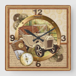 Vintage  square wall clock