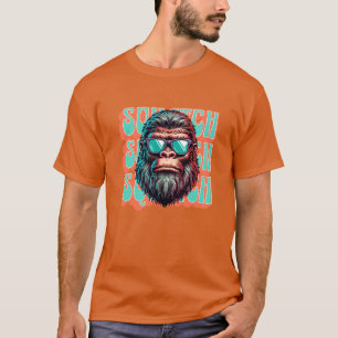 Vintage Squatch Retro Style Comic Pop Art T-Shirt