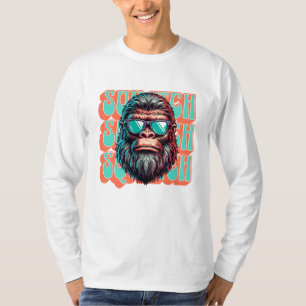 Vintage Squatch Retro Style Comic Pop Art T-Shirt