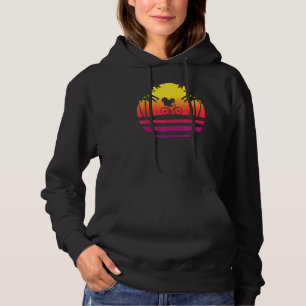 Vintage Squirrel Bicycle Cycling Forest Animal Rod Hoodie