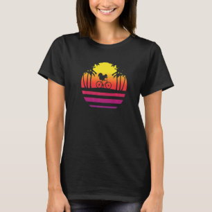 Vintage Squirrel Bicycle Cycling Forest Animal Rod T-Shirt
