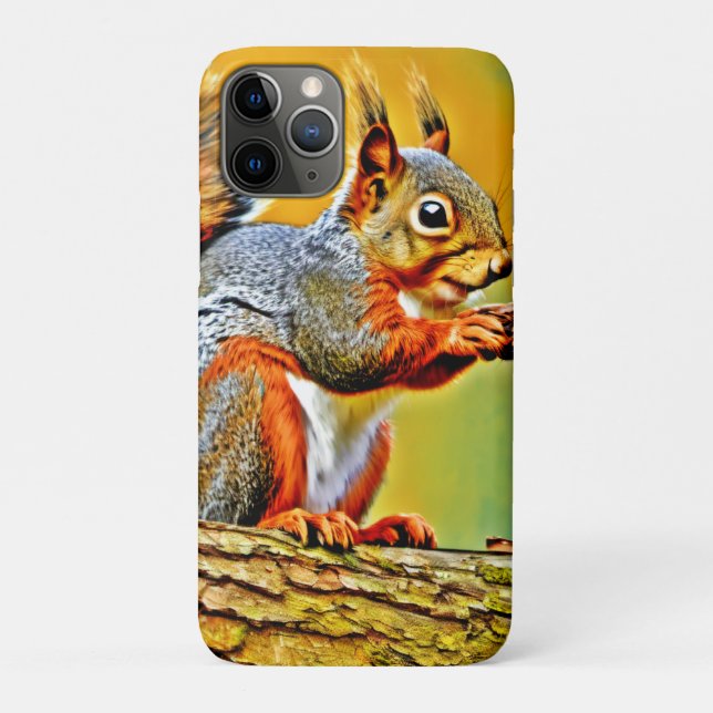 Vintage Squirrel in Nature Case-Mate iPhone Case (Back)