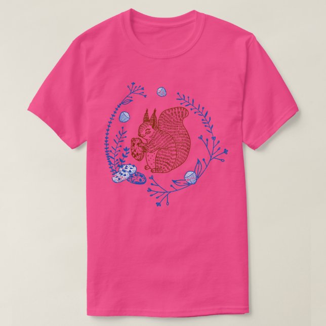 Vintage Squirrel T-Shirt (Design Front)