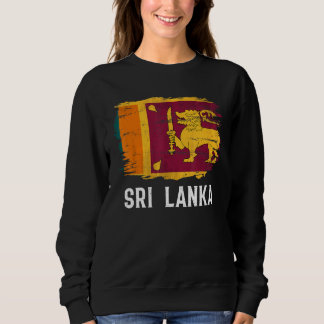 Vintage Sri Lanka Flag For Sri Lankan Sweatshirt