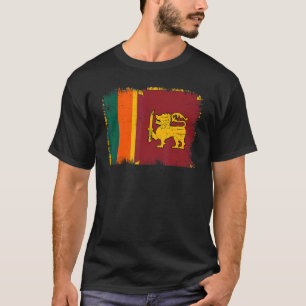 Vintage Sri Lanka Flag Sri Lankan Independence Day T-Shirt
