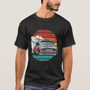 Vintage Sring Car Drifting, Car Motorsport Drift D T-Shirt