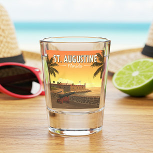 Vintage St. Augustine Florida Shot Glass