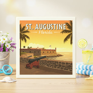 Vintage St. Augustine Florida Tile