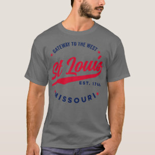Vintage St Louis Missouri Gateway to the West USA T-Shirt