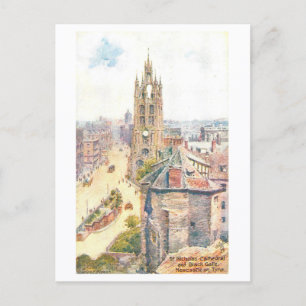 Vintage St. Nicholas Cathedral and Black Gate Postcard