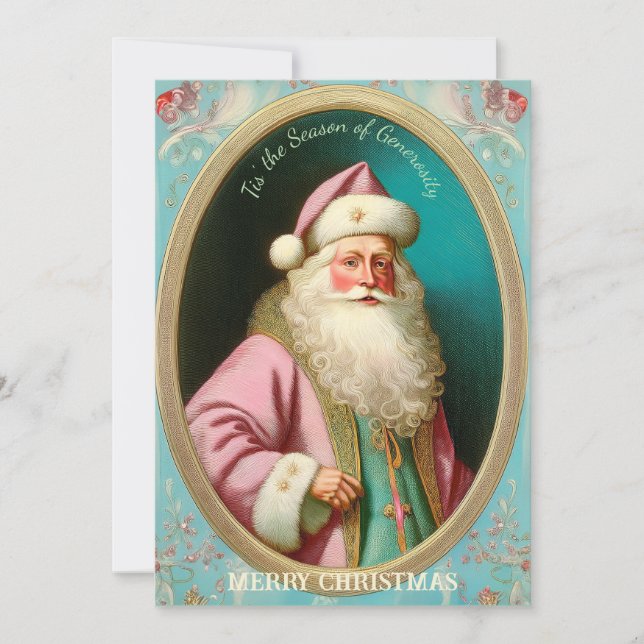 Vintage St. Nicholas Holiday Card  (Front)