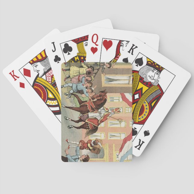 Vintage St. Nicholas St. Nick Sinterklaas Playing Cards (Back)
