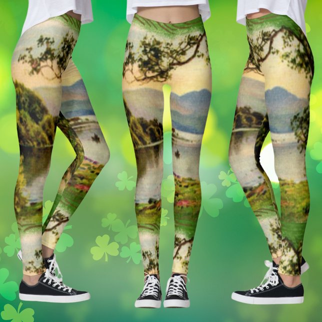 Vintage St. Paddy's By the Lake Leggings (Vintage St. Paddy's By the Lake Leggings)