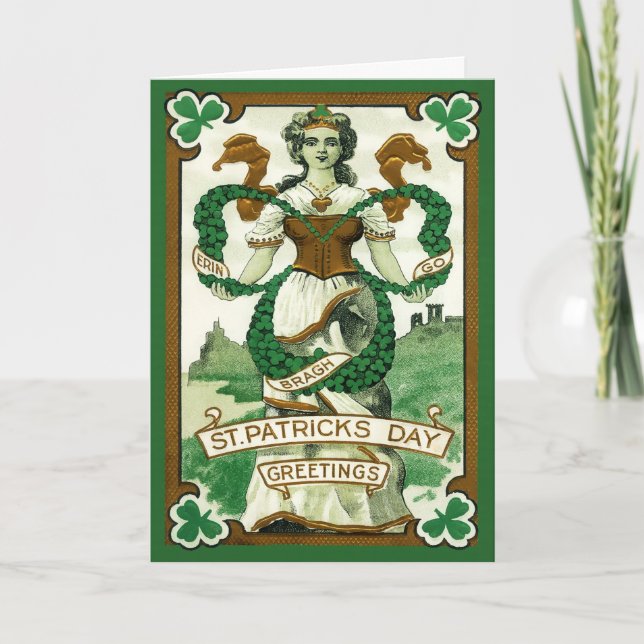 Vintage St. Patrick's Day Card (Front)