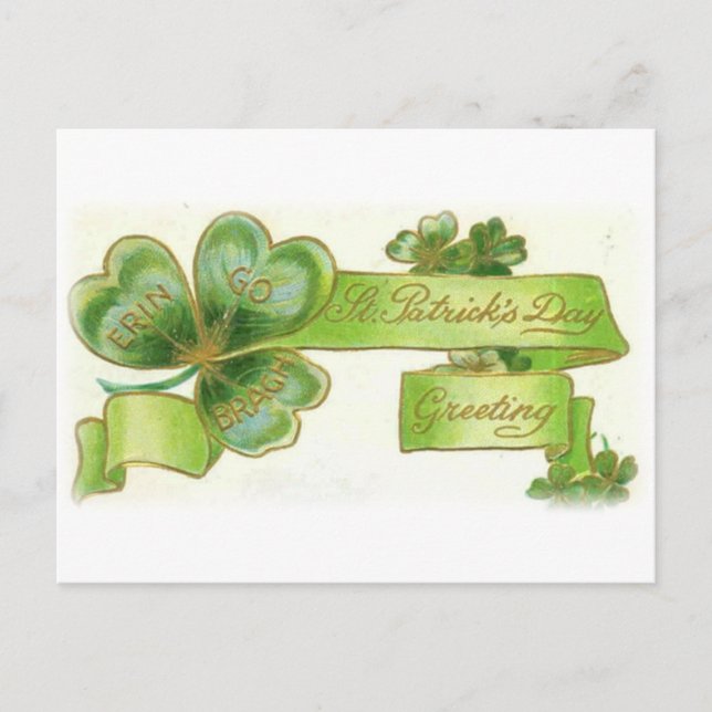Vintage St. Patricks Day Card (Front)