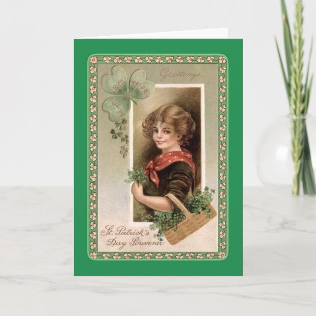 Vintage St Patrick's Day Card (Front)