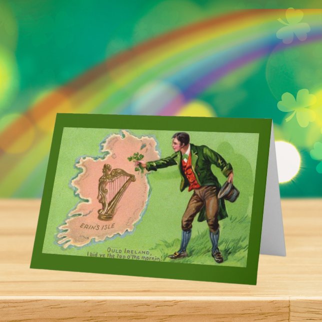 Vintage St. Patrick's Day Erin's Isle Card (Vintage St. Patrick's Day Erin's Isle Card)