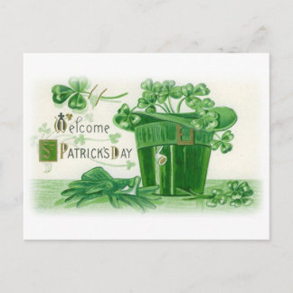 Vintage St. Patricks Day Greeting Postcard