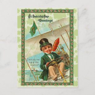 Vintage St. Patrick's Day Greetings Postcard