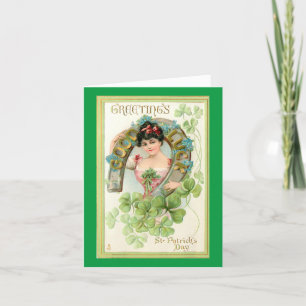 Vintage St.Patrick's Day Holiday Card