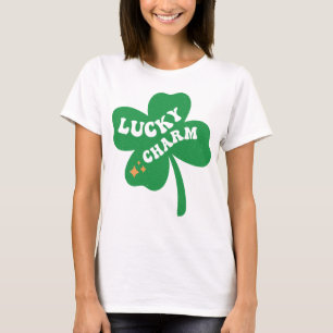 vintage St Patricks day lucky charm gift men women T-Shirt