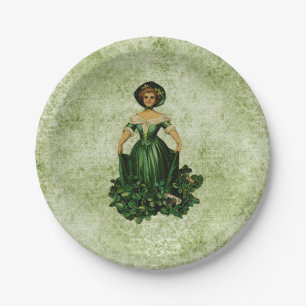 Vintage St Patrick's Day Paper Plates