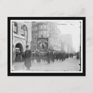 Vintage St. Patrick's Day Parade New York City Postcard