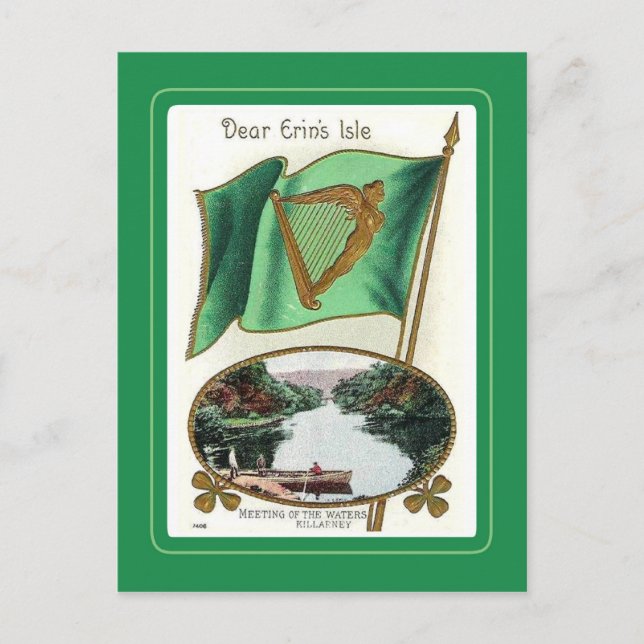Vintage St Patrick's Day postcard (Front)