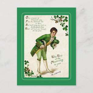 Vintage St Patrick's Day postcard