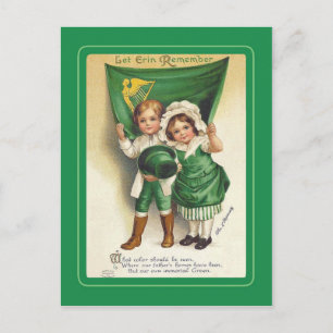 Vintage St Patrick's Day postcard