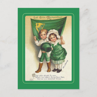 Vintage St Patrick's Day postcard