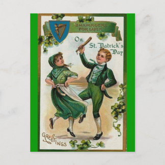 Vintage St Patricks Day Postcard