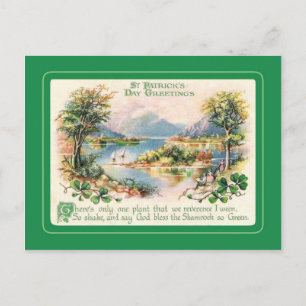 Vintage St Patrick's Day postcard