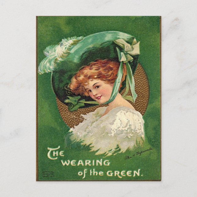 Vintage St Patrick's Day Postcard (Front)
