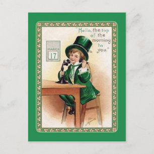 Vintage St Patrick's Day postcard