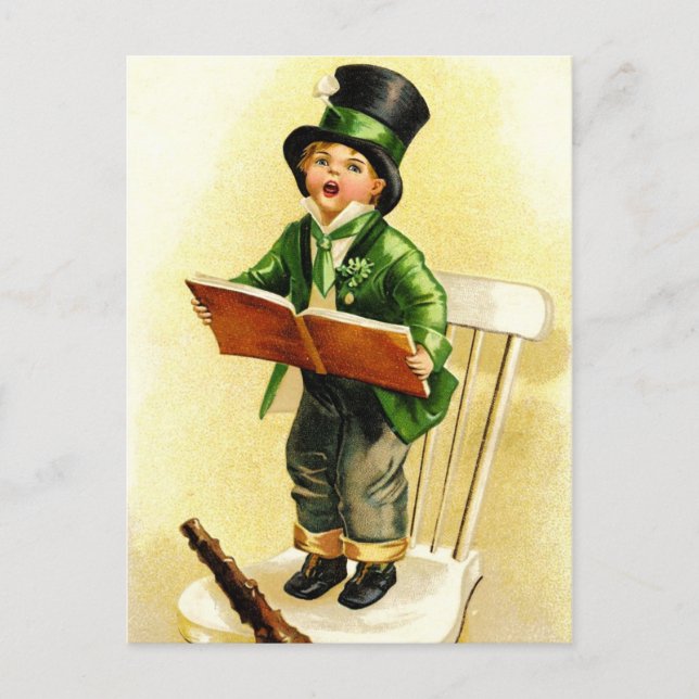 Vintage St Patrick's Day Postcard (Front)
