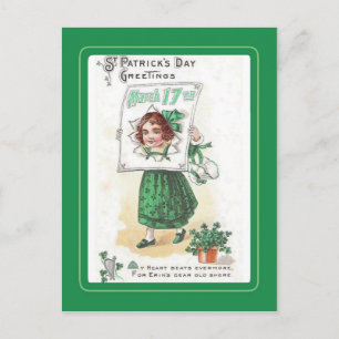 Vintage St Patrick's Day postcard