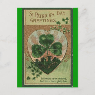 Vintage St Patricks Day Postcard