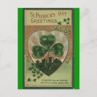 Vintage St Patricks Day Postcard