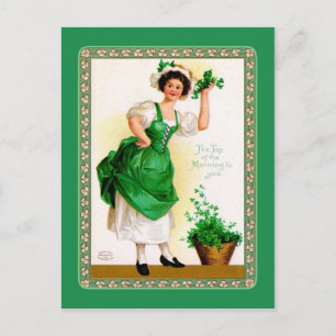 Vintage St Patrick's Day postcard