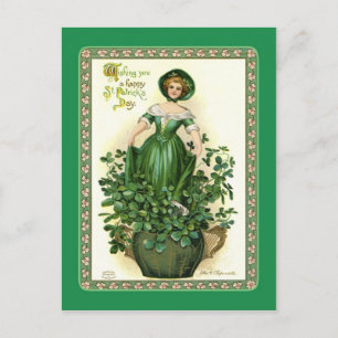 Vintage St Patrick's Day postcard