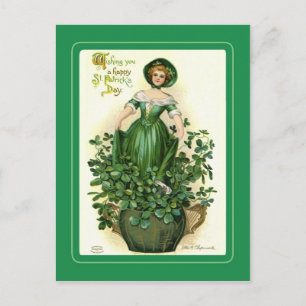Vintage St Patrick's Day postcard