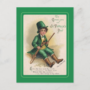 Vintage St Patrick's Day postcard