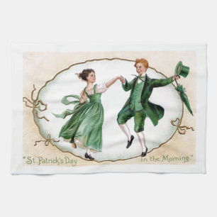 Vintage St. Patrick's Day Tea Towel