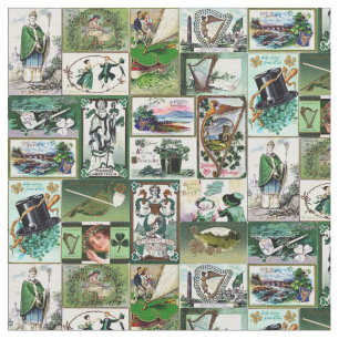 Vintage St Patrick's Fabric