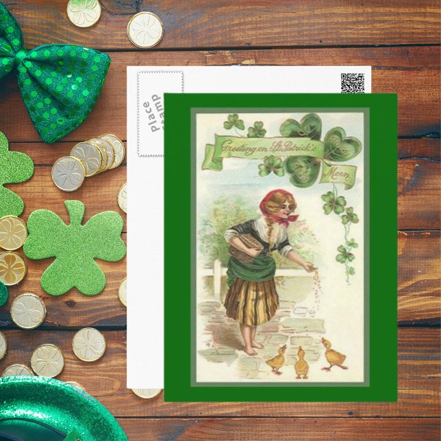 Vintage St. Patrick's Morn Postcard (Vintage St. Patrick's Morn Postcard)